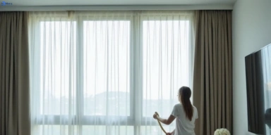 Delicate sheer drape cleaning gordon-vic Matty Curtain Cleaning